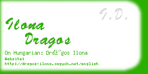 ilona dragos business card